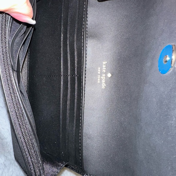 Kate Spade Sparkling Black Wristlet - Picture 3 of 9